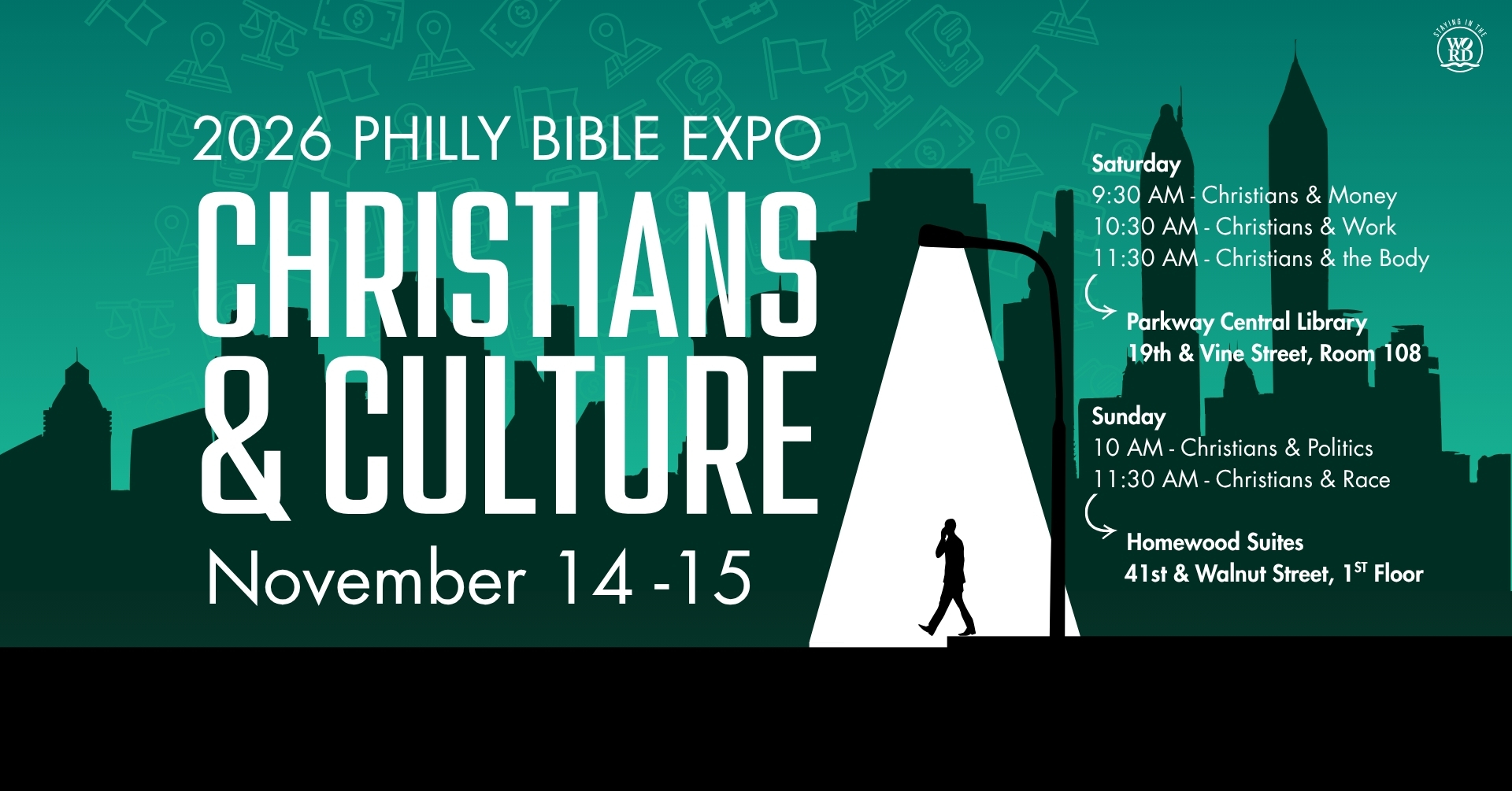 2025 Philly Bible Expo
Christianity And Culture
November 15-16